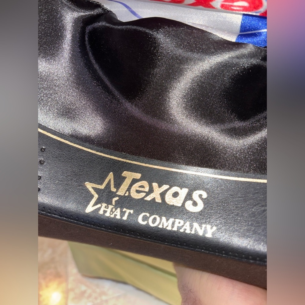 Texas Hat Company ~3X Wool Blend Felt HAT~4" Brim RODEO Cowboy Western.  7 3/8​ - Picture 11 of 12